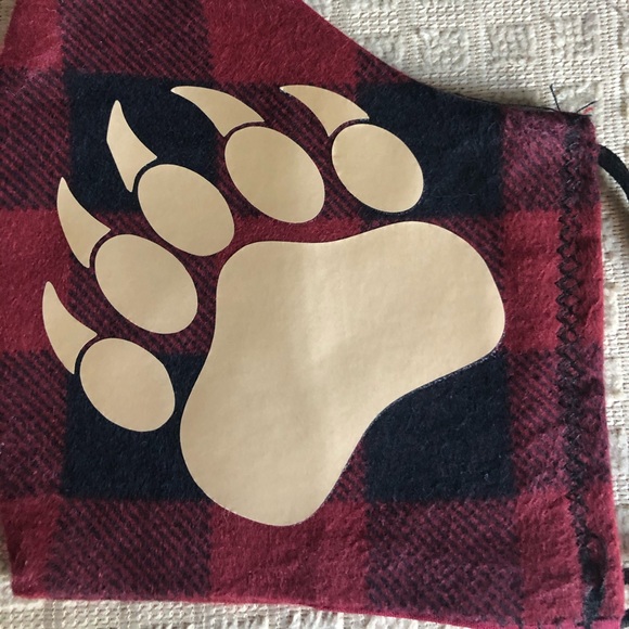 Accessories - Paw Print Face Mask
